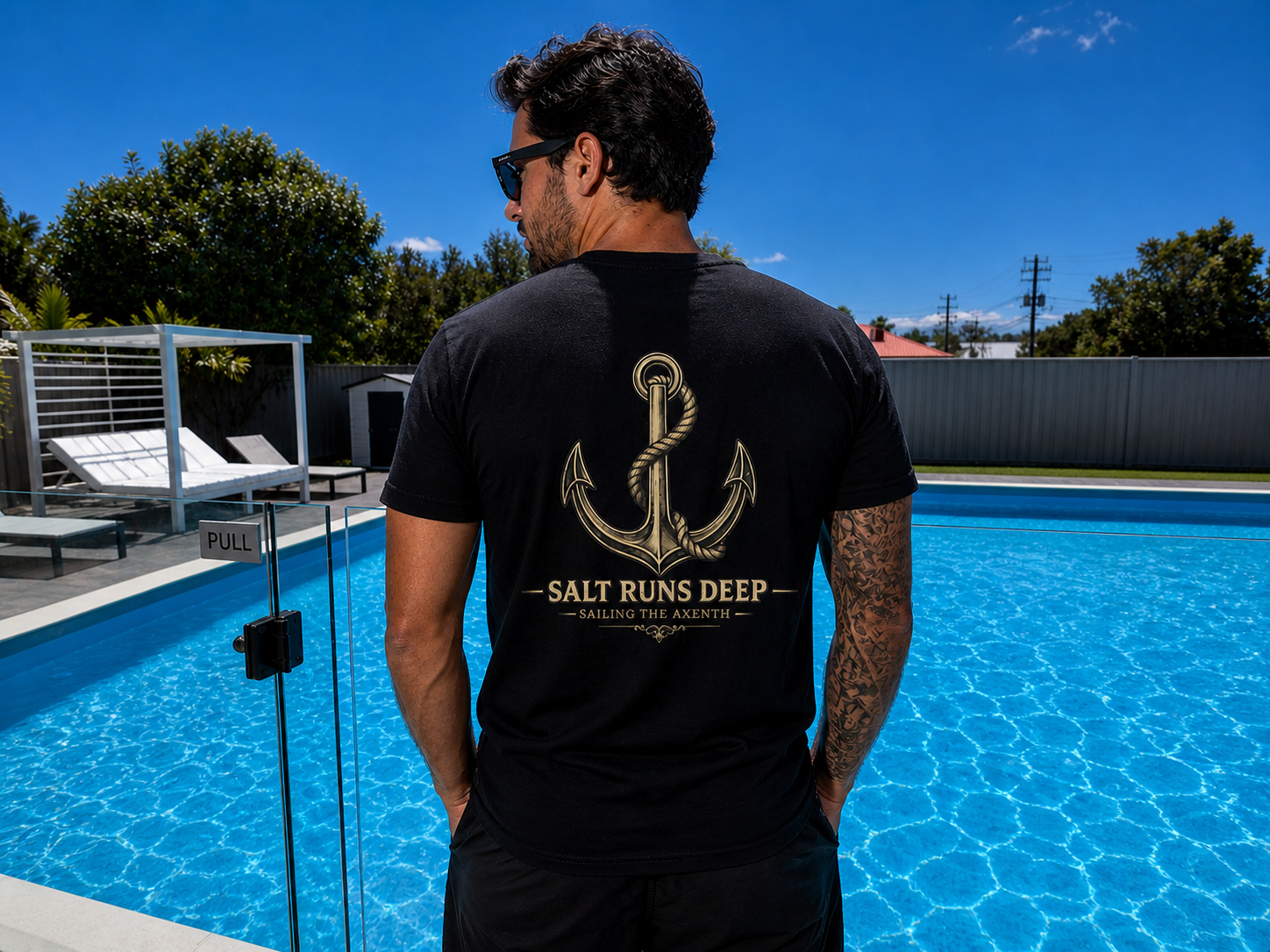 Salt Runs Deep Anchor Tee