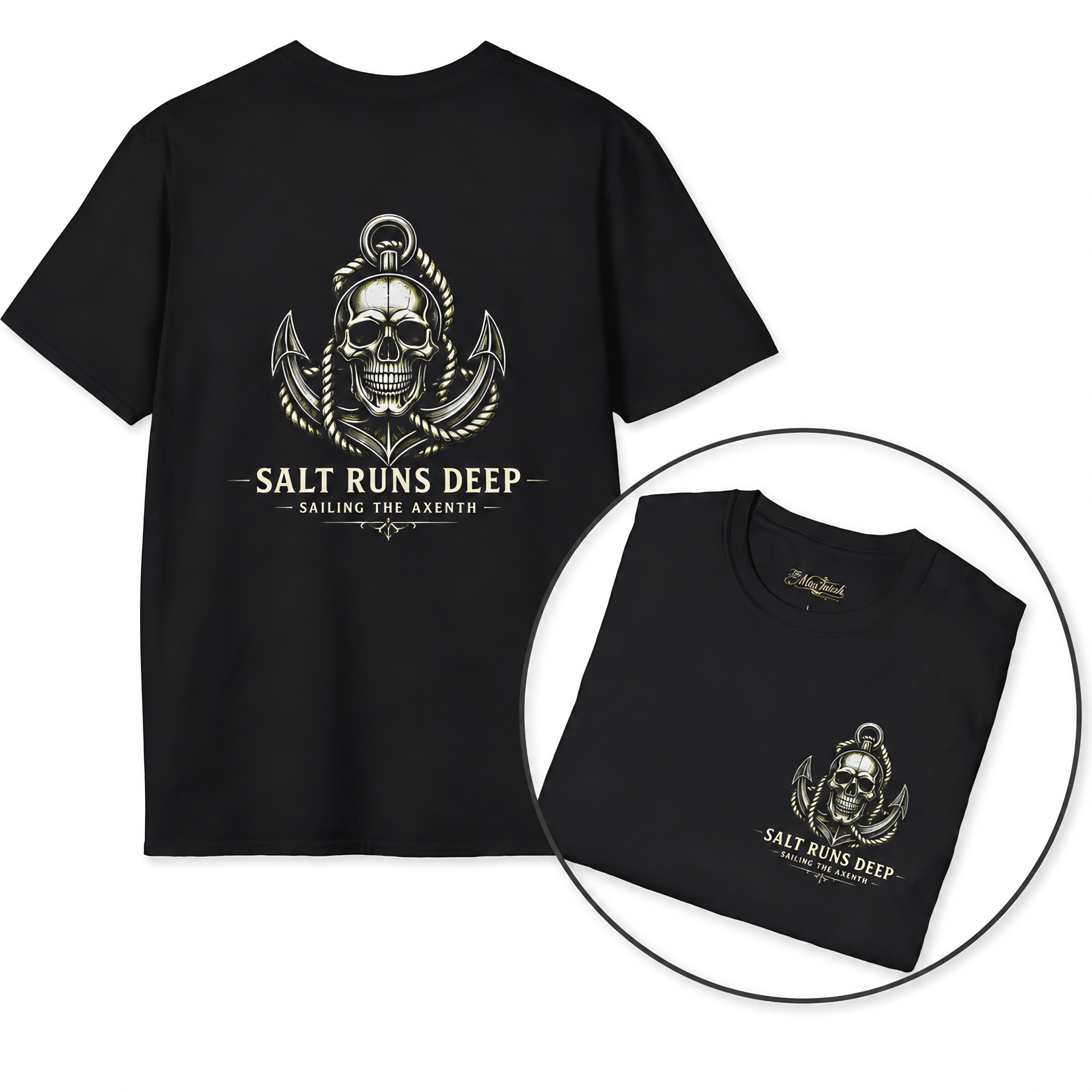 Salt Runs Deep Crew Tee