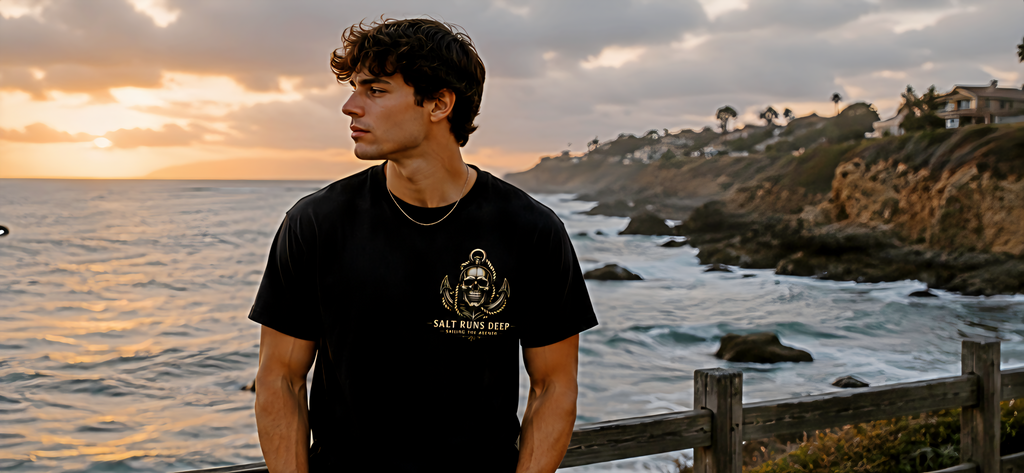 Salt Runs Deep Crew Tee