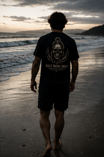 Salt Runs Deep Crew Tee